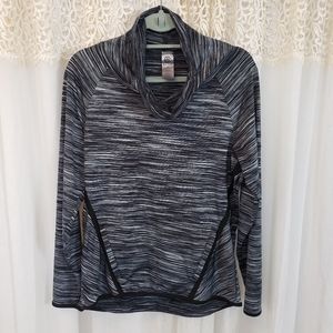 Champion Cowl Neck Athletic Top Front Pockets 0206